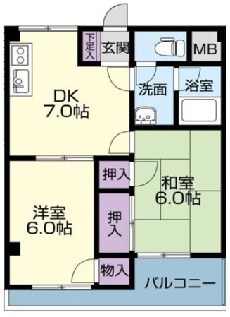 ベル Courtの物件間取画像